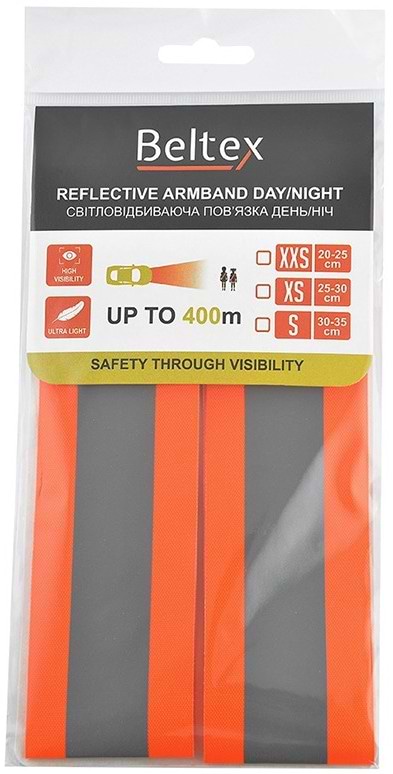 Фото - Светоотражающая лента Beltex XS 25-30 см Orange (BX70710)
