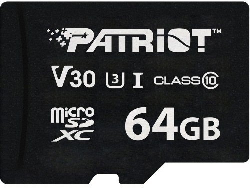 Карта пам'яті Patriot VX Series 64GB Micro SDXC V3 0 Class 10 UHS-I U3 4K UHD (PSF64GVX31MCX) - Фото 1