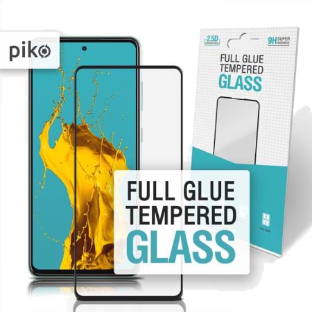 Защитное стекло для смартфона Piko for Samsung Galaxy A52 Core SM-A525 Black Full Glue 0.3mm 2.5D (1283126510342)