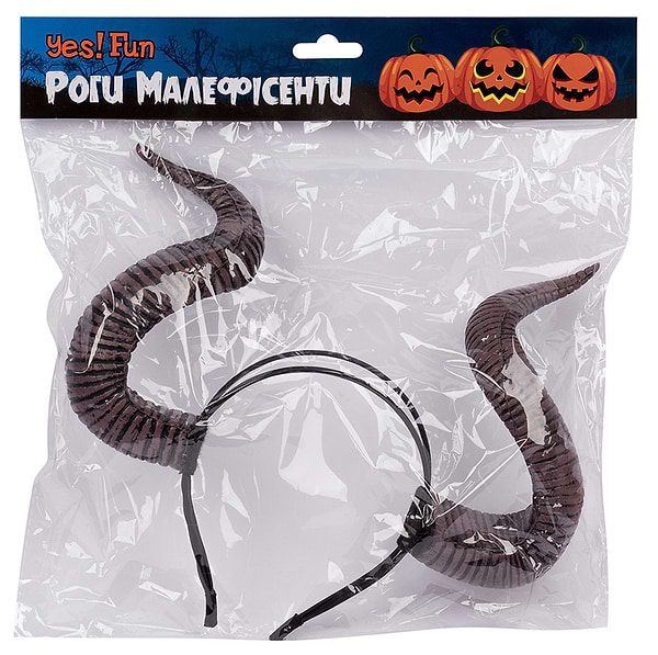Фото - Обруч Halloween YES! Fun Рога Малефисенты (973677)