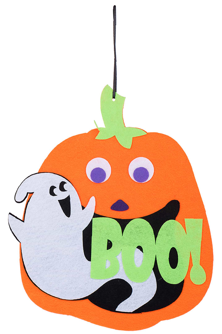 Декор Halloween YES! Fun "Гарбуз", 32*38 см, фетр (973701) - Фото 1
