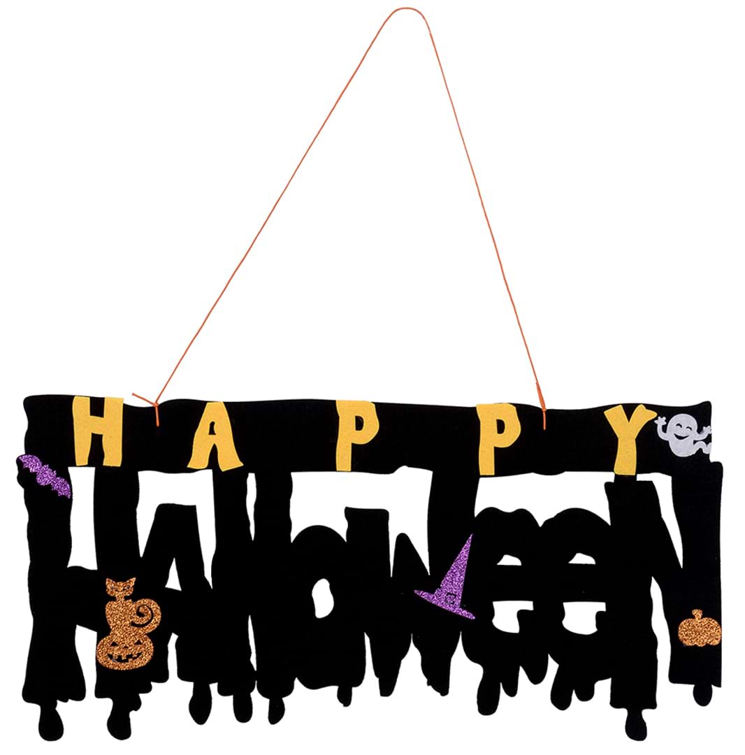 Декор Halloween YES! Fun "Happy Halloween", 41*20 см, фетр (973704) - Фото 1