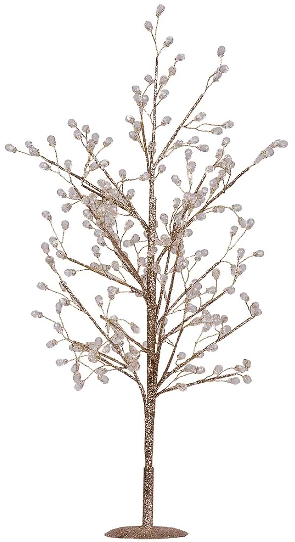 Фото - Декор New Year YES! Fun с кристаллами 50 см золото (974106)