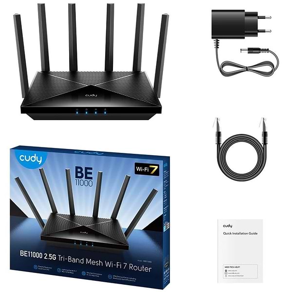 Фото - Маршрутизатор інтернет WiFi7 Cudy WR6500H