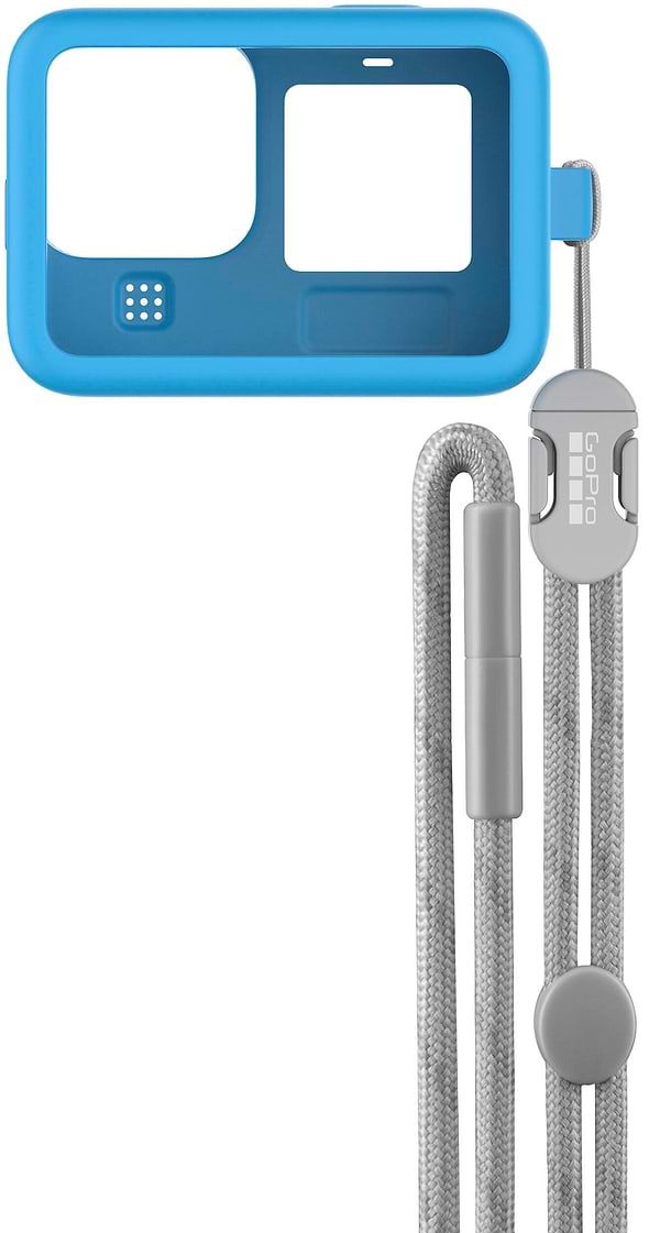 Фото - Чохол для екшн-камери GoPro Sleeve&Lanyard Blue for HERO9 Black (ADSST-003)