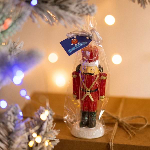 Фото - Свічка декоративна Novogod'ko Лускунчик 14,5х6 см парафін (974663)