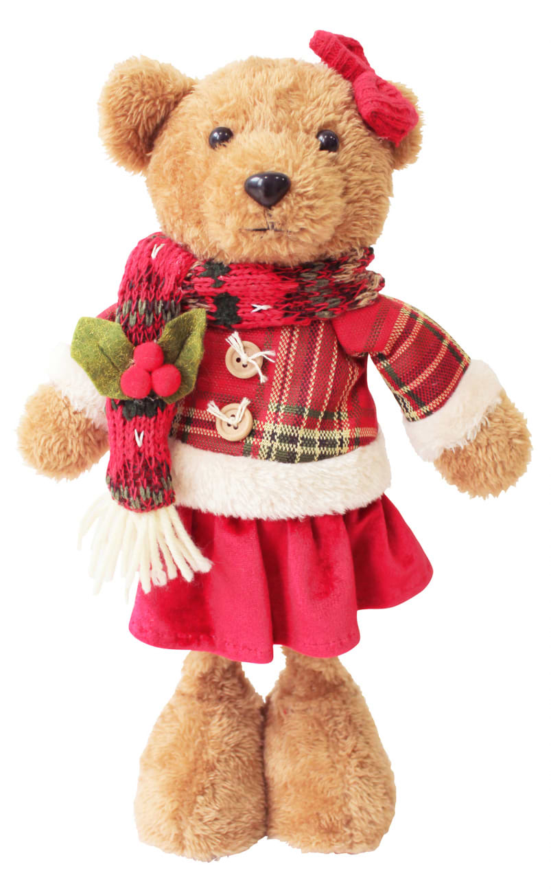 Декор New Year YES! Fun Ведмедик дівчинка 35,5 см (974932)