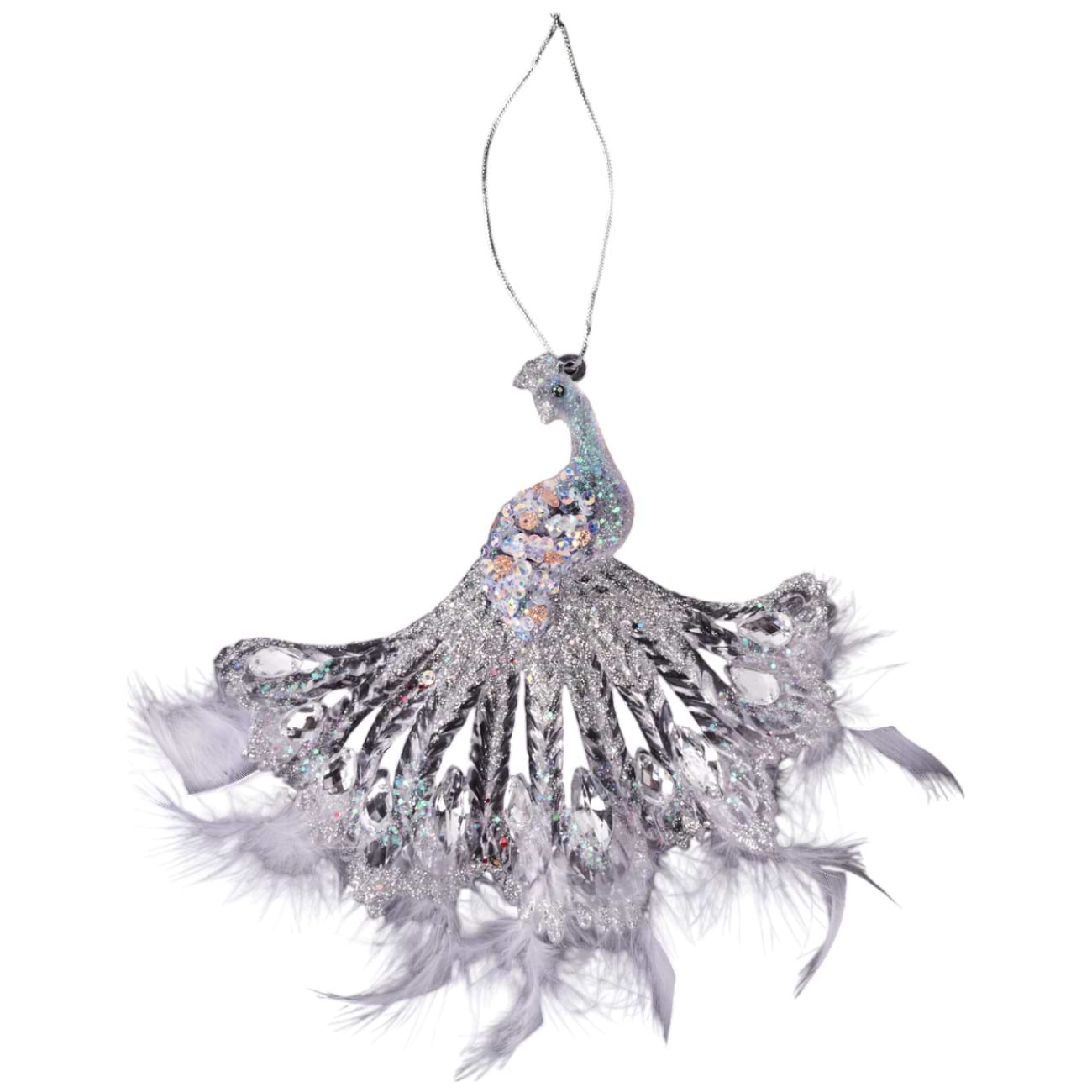 Декор New Year YES! Fun Павич 17 см (974945)