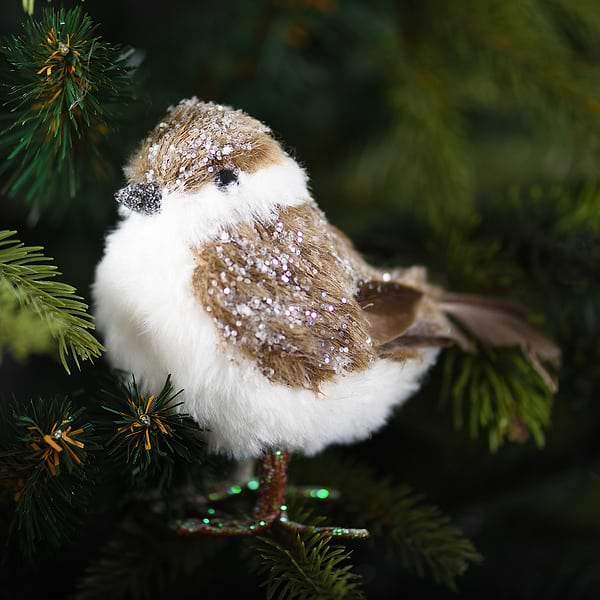 Фото - Декор New Year YES! Fun Воробей 10 см (974949)