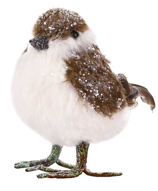 Фото - Декор New Year YES! Fun Воробей 10 см (974949)