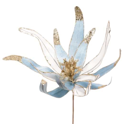 Гілка декоративна YES! Fun Квітка Різдвяна зірка 40 см (974956)