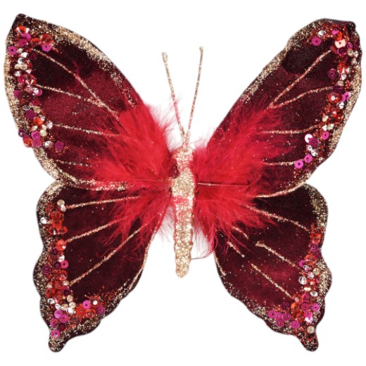 Декор New Year YES! Fun Бабочка 18 см (974962)