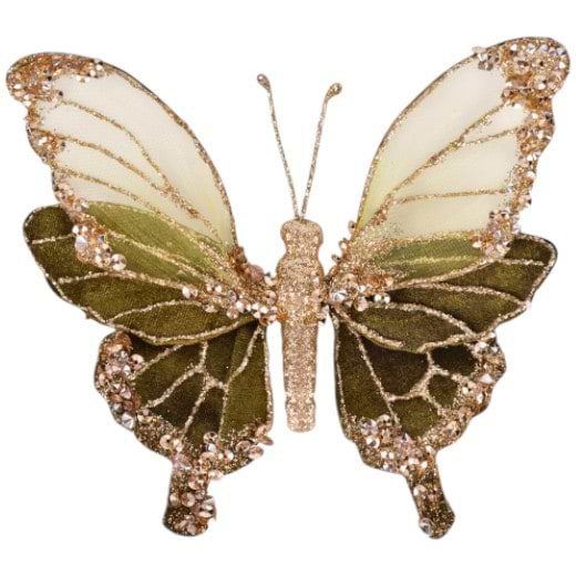 Декор New Year YES! Fun Бабочка 15 см (974963)