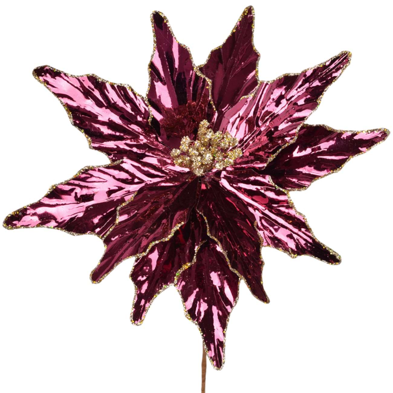 Гілка декоративна YES! Fun Квітка Пуансетія 27 см (974978)