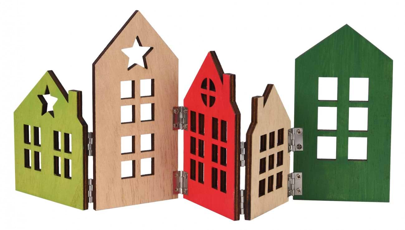 Декор New Year YES! Fun Будинки 36x14 см (975070)