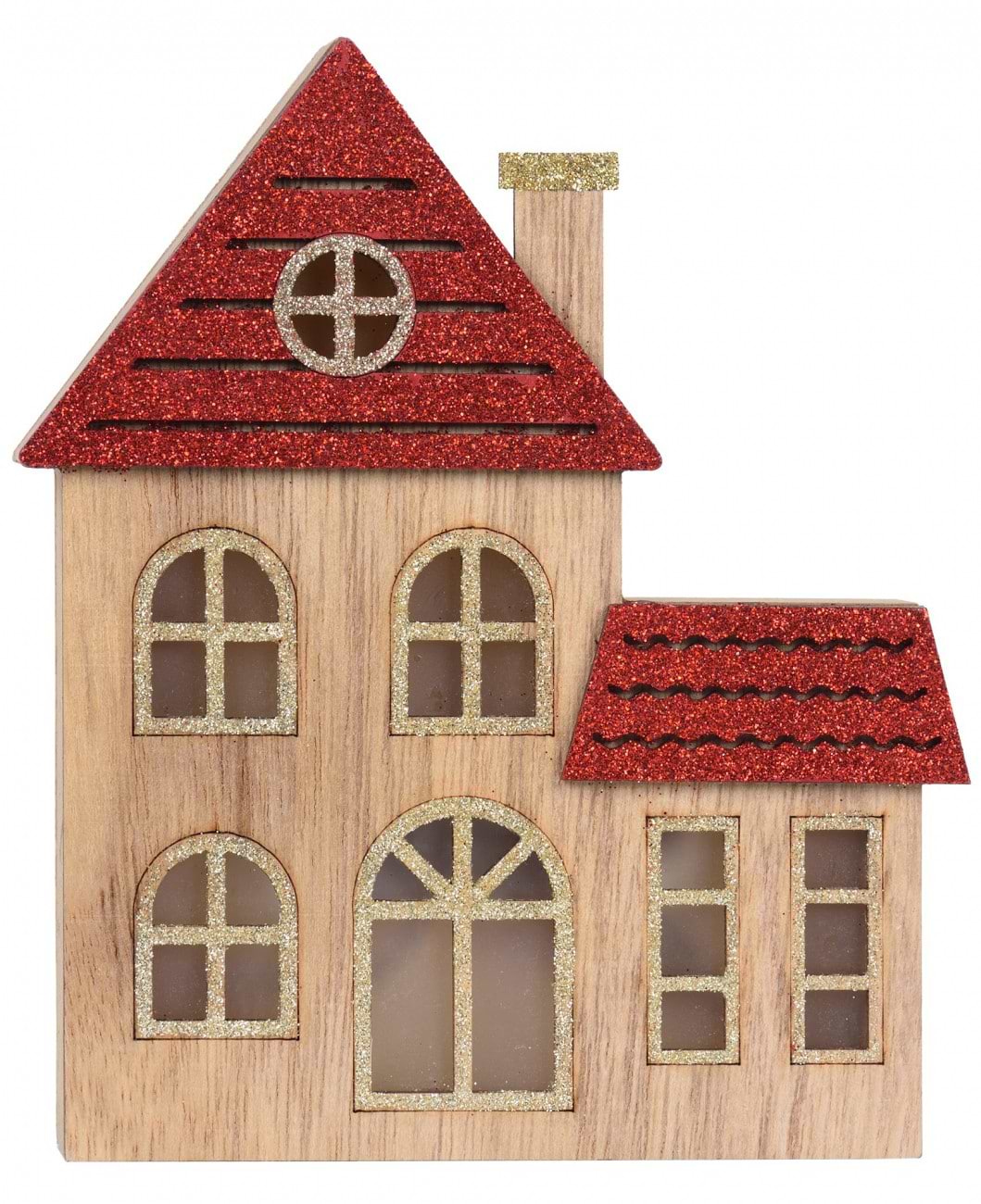 Декор New Year YES! Fun Святковий будиночок 18 см (975071)