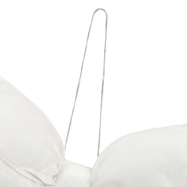 Фото - Декор New Year YES! Fun Бант 32x25 см белый (975083)