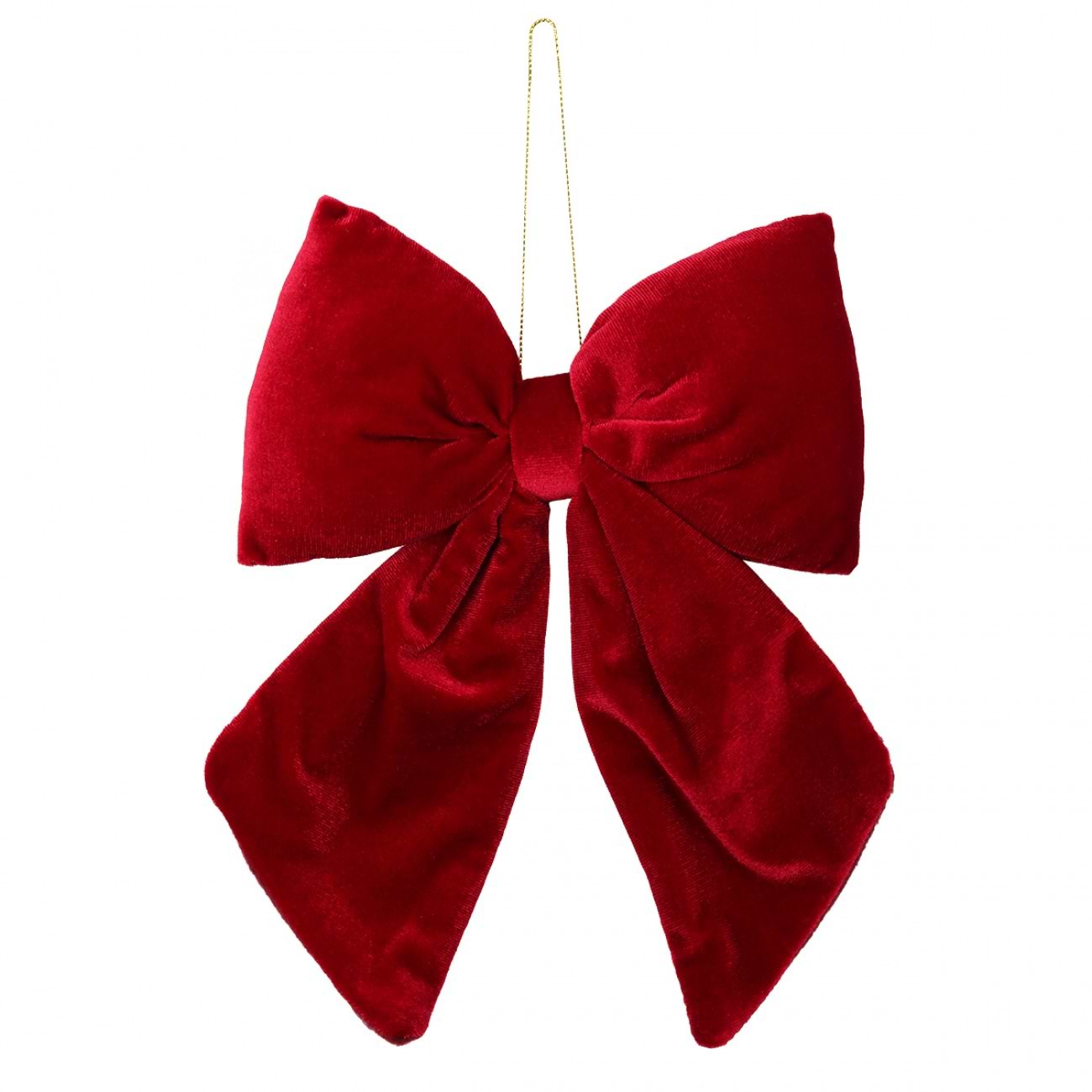 Декор New Year YES! Fun Бант 32x25 см бордо (975084) - Фото 1