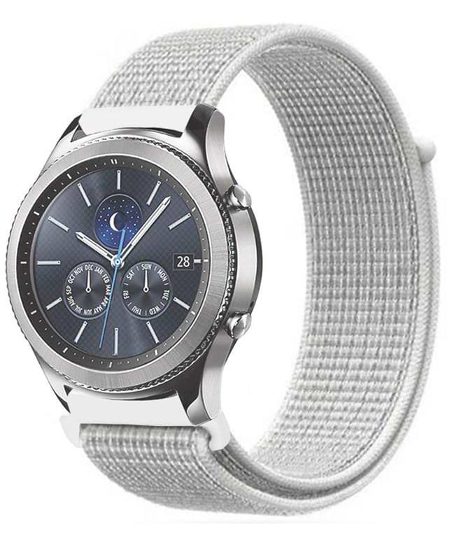 Ремінець для смарт-годинника BeCover Nylon Style for Amazfit Stratos 1/2/2S/3/GTR 2/GTR 47mm/GTR Lite 47mm/Nexo/Pace White (705893)