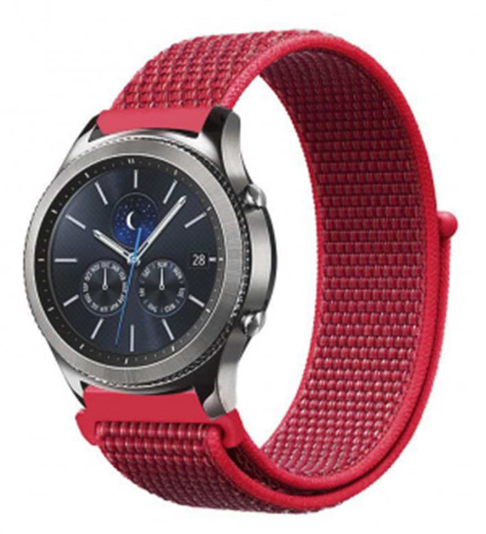 Ремешок для смарт-часов BeCover Nylon Style for Huawei Watch GT/GT 2 46mm/GT 2 Pro/GT Active/Honor Watch Magic 1/2/GS Pro/Dream Red (705878)