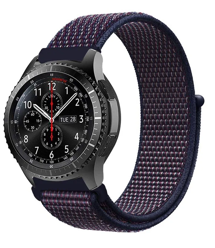 Ремінець для смарт-годинника BeCover Nylon Style for Huawei Watch GT/GT 2 46mm/GT 2 Pro/GT Active/Honor Watch Magic 1/2/GS Pro/Dream Deep Blue (705876)