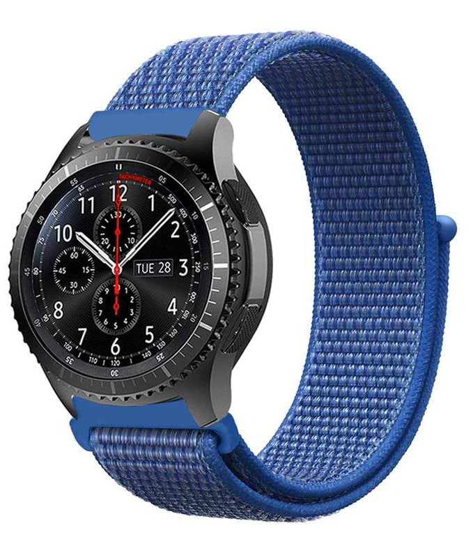 Ремінець для смарт-годинника BeCover Nylon Style for Huawei Watch GT/GT 2 46mm/GT 2 Pro/GT Active/Honor Watch Magic 1/2/GS Pro/Dream Blue (705874)