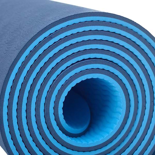 Фото - Коврик для йоги и фитнеса TECOFIT Dual Color TPE Mat 183х61х0.6 см (TOP18013825/6)