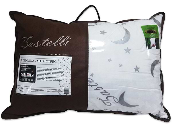Фото - Подушка стандартная Zastelli Антистресс 70х70 см белая (16164)