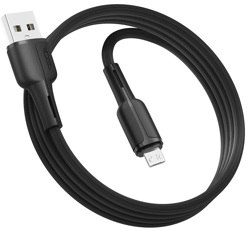 Кабель синхронизации данных Ridea CommonPro Micro 3A Black (RC-CO10)
