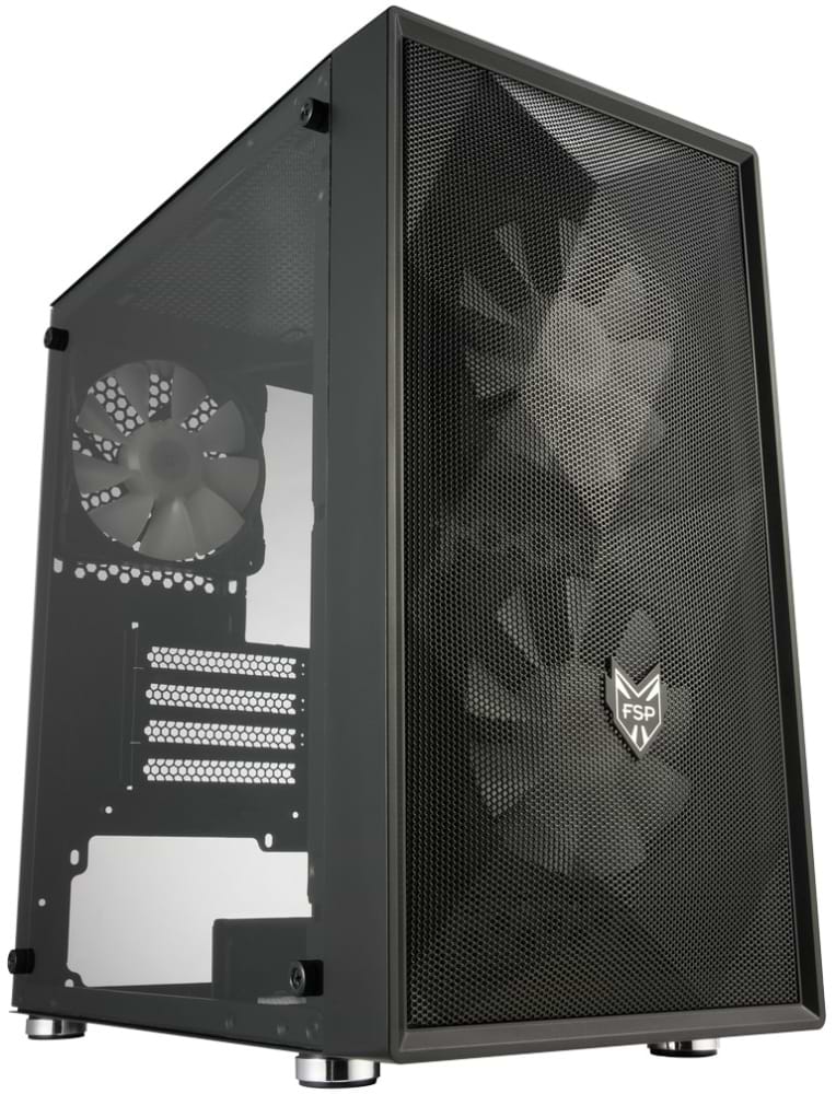 Корпус FSP CST130BASICB без БЖ mATX Black - Фото 1