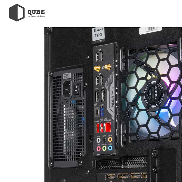 Фото - Системный блок QUBE QB Core Ultra 7 265KF RTX 5070 Ti 16GB TK3B 9610 (CoreUltra7265KFRTX5070TI16GBTK3B9610)