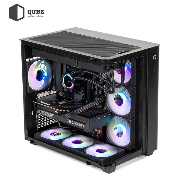 Фото - Системный блок QUBE QB Ryzen 7 9800X3D RTX 5070 12GB TK3B 321020 (Ryzen79800X3DRTX507012GBTK3B321020)