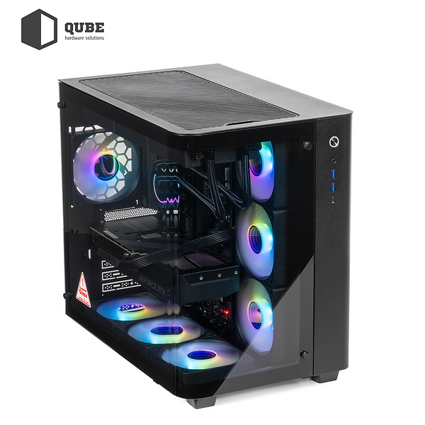 Фото - Системный блок QUBE QB Ryzen 7 9800X3D RTX 5070 12GB TK3B 321020 (Ryzen79800X3DRTX507012GBTK3B321020)