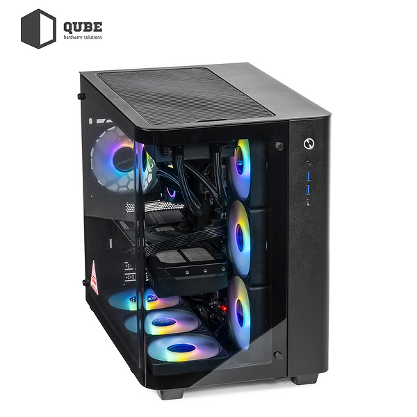 Фото - Системный блок QUBE QB Ryzen 7 9800X3D RTX 5070 12GB TK3B 321020 (Ryzen79800X3DRTX507012GBTK3B321020)