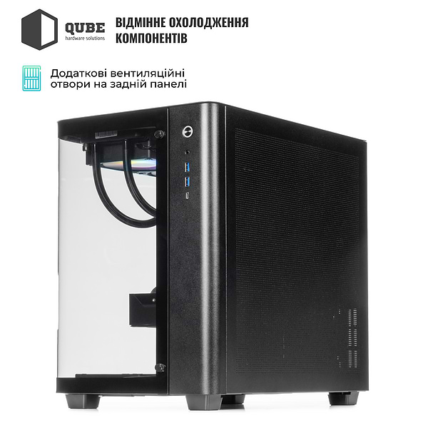 Фото - Системний блок QUBE QB Ryzen 9 9900X RTX 5070 12GB TK3B 9610 (Ryzen99900XRTX507012GBTK3B9610)