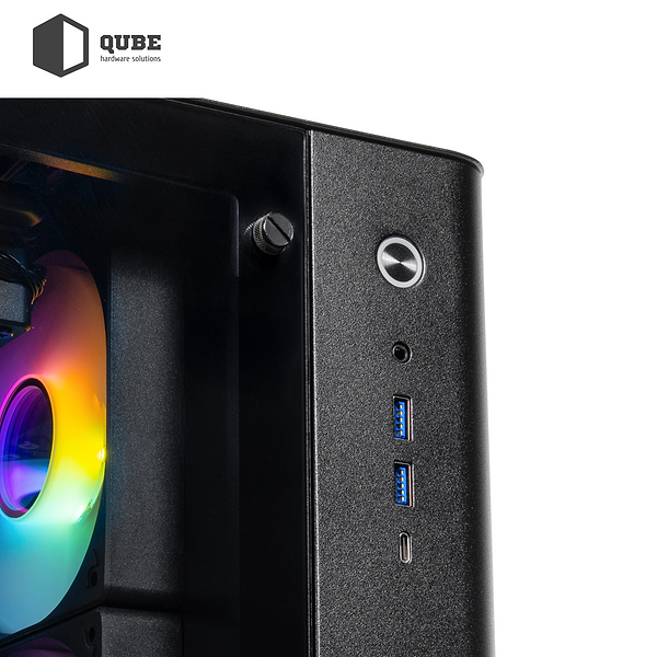 Фото - Системный блок QUBE QB Ryzen 7 9800X3D RTX 5070 12GB TK3B 321020 (Ryzen79800X3DRTX507012GBTK3B321020)
