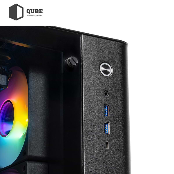 Фото - Системний блок QUBE QB Ryzen 9 9900X RTX 5070 12GB TK3B 9610 (Ryzen99900XRTX507012GBTK3B9610)