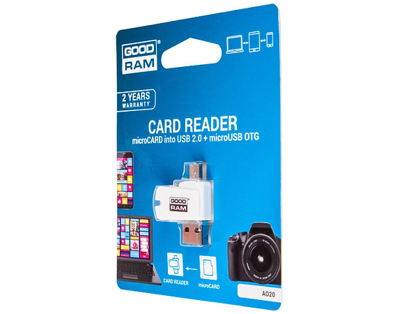 Фото - Кардрідер Goodram USB microSD (AO20-MW01R11)