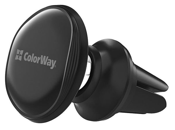 Фото - Автодержатель Colorway магнитний Metallic Air Vent-4 Black (CW-CHM09-BK)