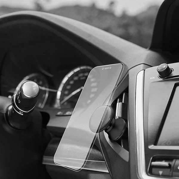 Фото - Автодержатель Colorway магнитний Metallic Air Vent-4 Black (CW-CHM09-BK)