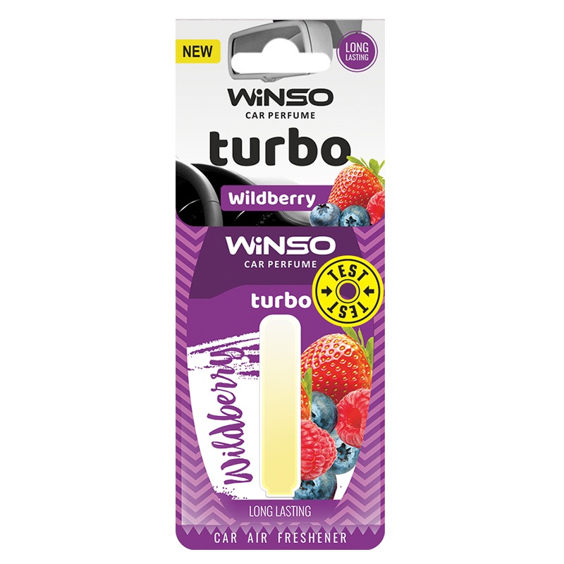 Фото - Ароматизатор для авто Winso з капсулою Turbo Wildberry (532820)