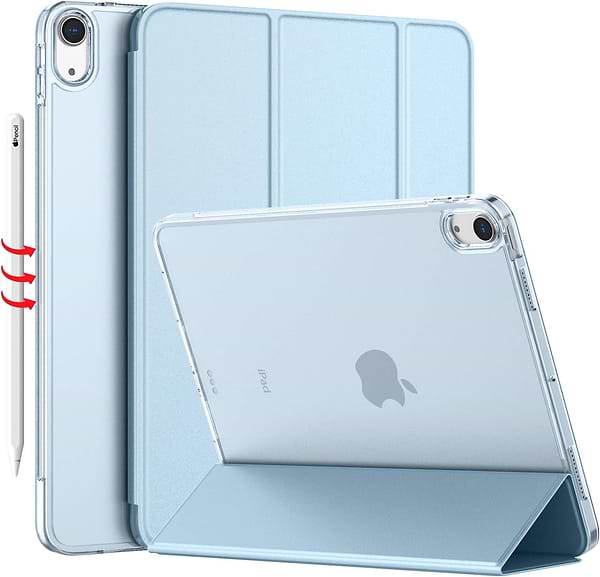 Фото - Чехол для планшета BeCover Tri Fold Hard for Apple iPad Air (4/5) 2020/2022 10.9'' Light Blue (709663)