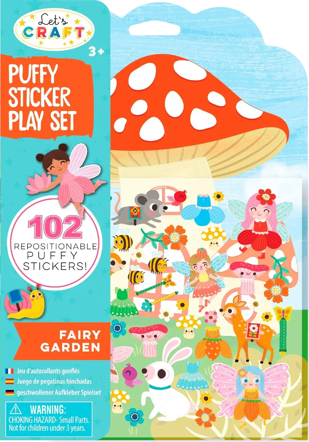 Набір з наліпками Let’s Craft Фантастичні світи – Казковий садочок (PSB006)