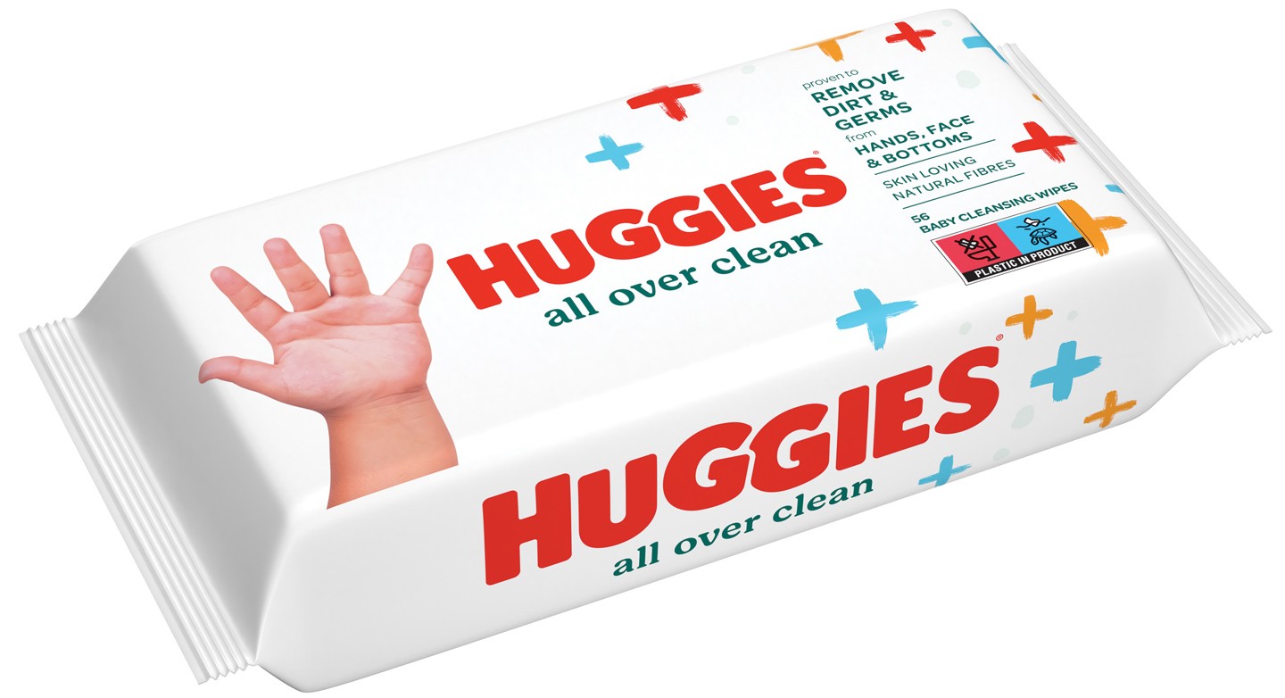 Фото - Салфетки влажные для детей Huggies All Over Clean, 56 шт.