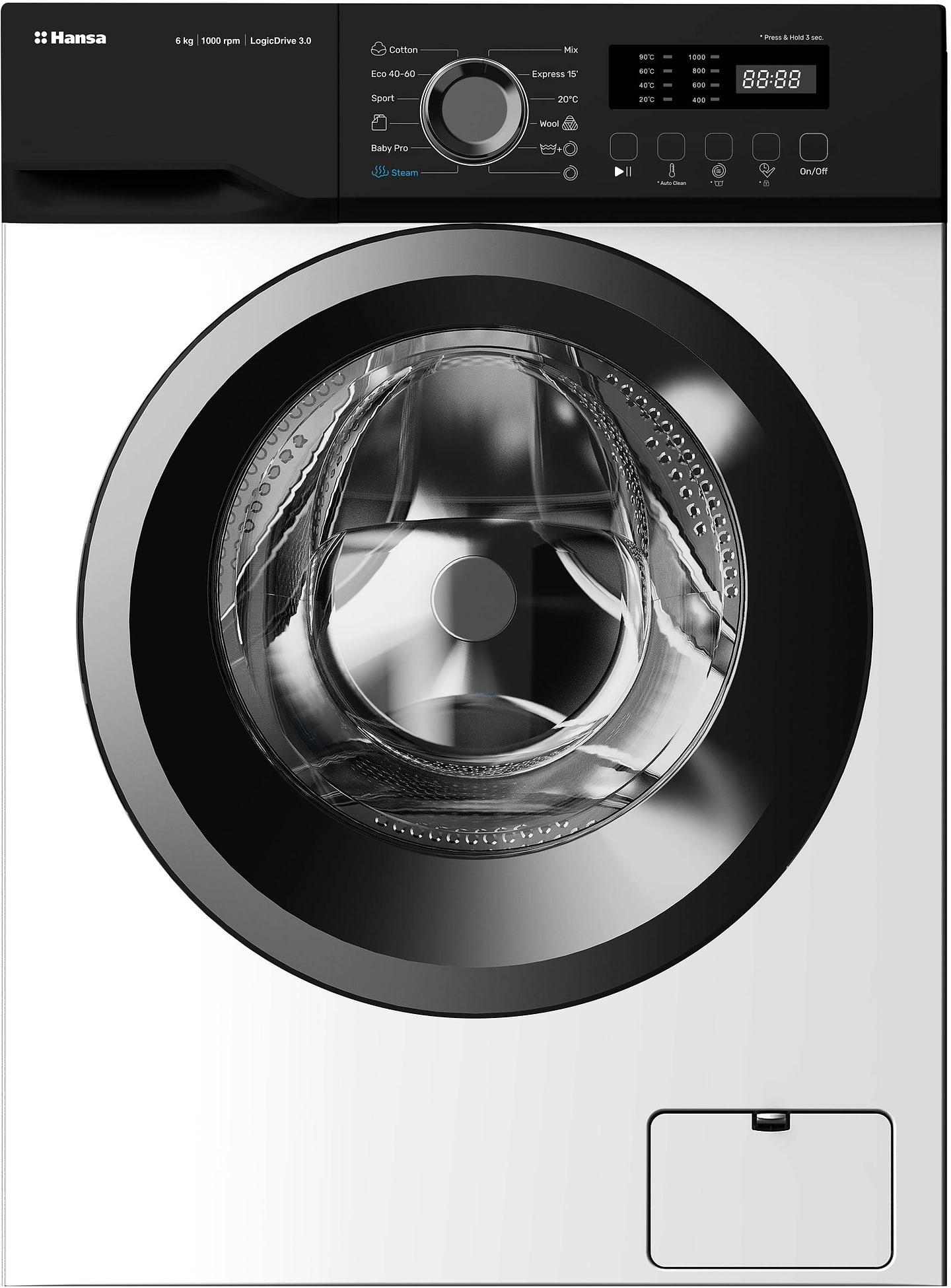 Стиральная машина Hansa WHS6100D2BSW - Фото 1