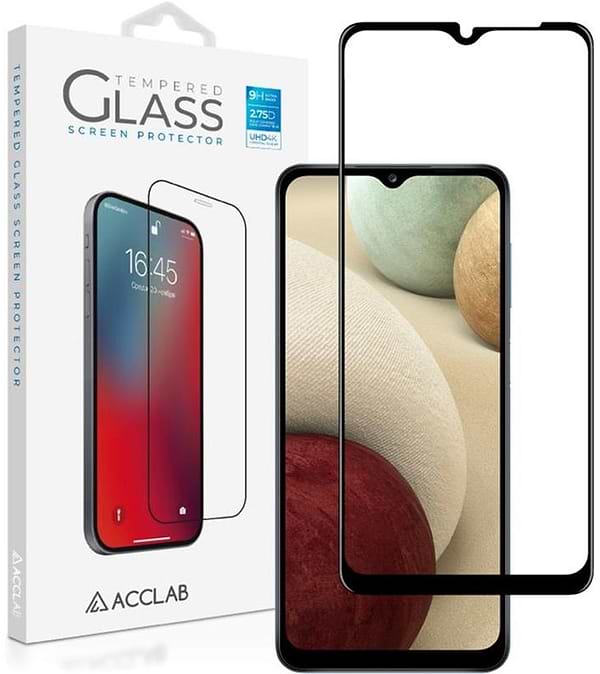 Фото - Защитное стекло для смартфона ACCLAB Full Glue for Samsung Galaxy A12 SM-A125 Black (1283126509599)