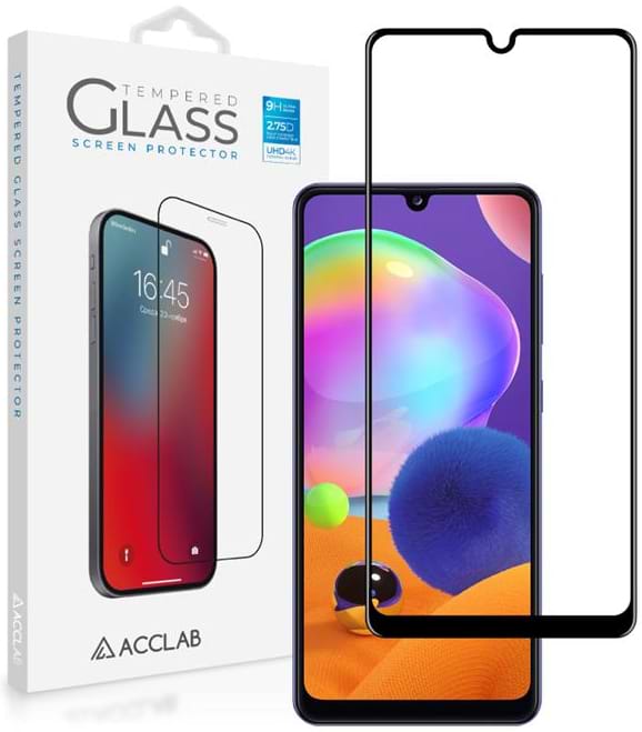 Фото - Захисне скло для смартфону ACCLAB Full Glue for Samsung Galaxy A31 SM-A315 Black (1283126508578)