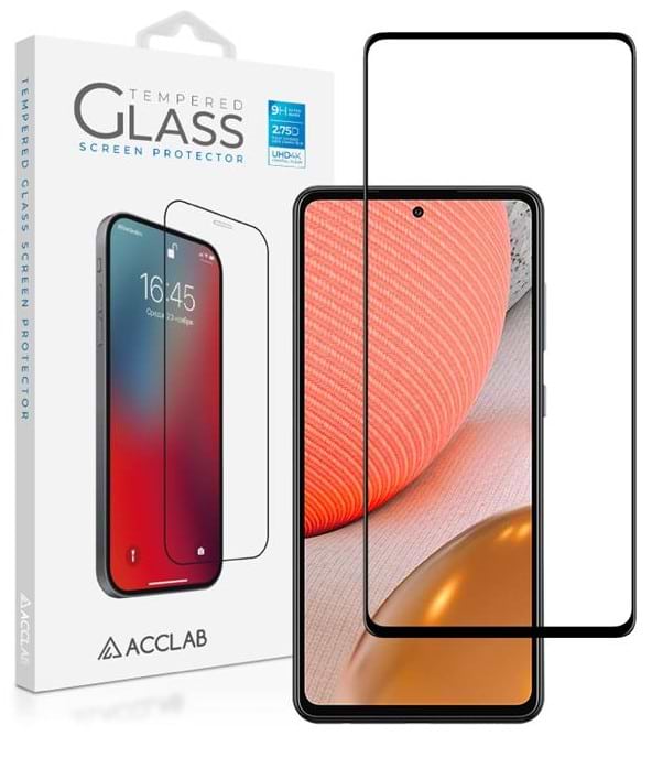Фото - Захисне скло для смартфону ACCLAB Full Glue for Samsung Galaxy A72 SM-A725 Black (1283126510557)