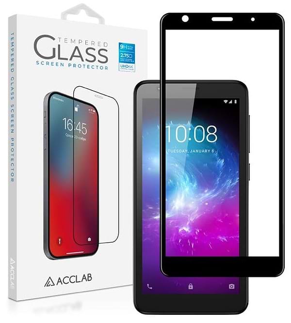 Фото - Защитное стекло для смартфона ACCLAB Full Glue for ZTE Blade L8 Black (1283126508899)