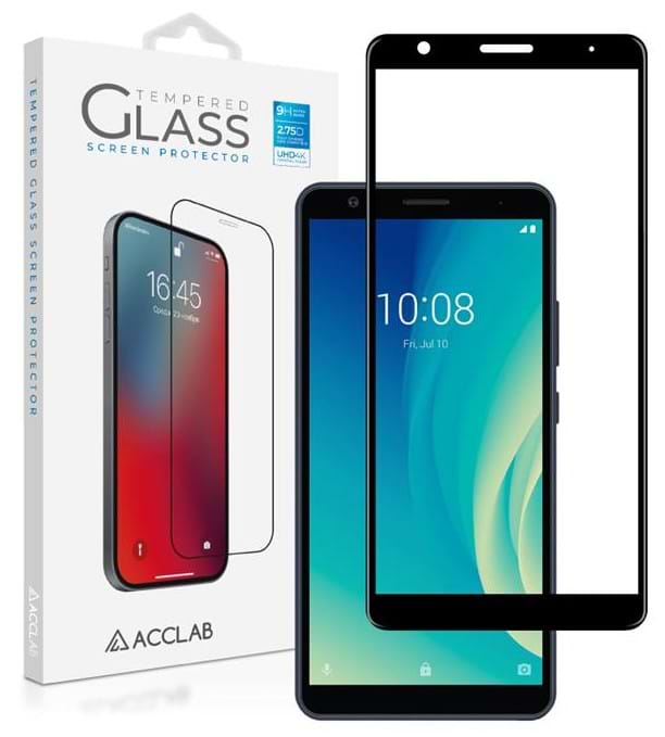 Захисне скло для смартфону ACCLAB Full Glue for ZTE Blade L210 Black (1283126508943)